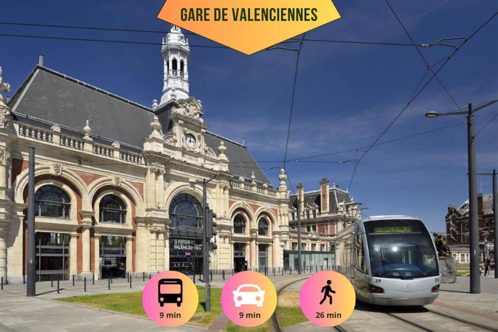 Ideal Pro & Couple - 2 Logements Theme Boho Chic Rdc & Dandy 1Er Etage - Quartier Calme - Jardin - Wifi Hd - Smart Tv - Parking Gratuit - Proche Centre & Transports - Ask Home Valenciennes Kültér fotó