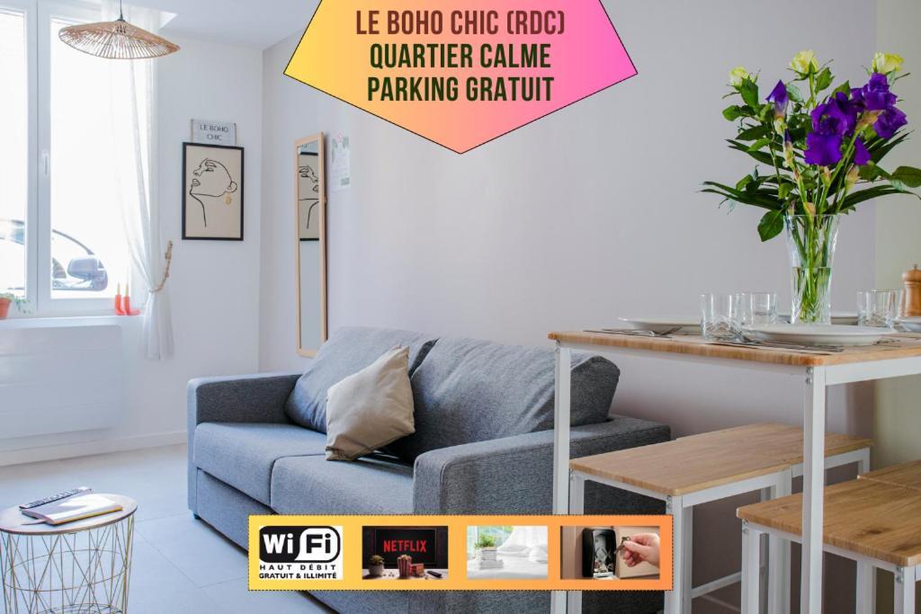 Ideal Pro & Couple - 2 Logements Theme Boho Chic Rdc & Dandy 1Er Etage - Quartier Calme - Jardin - Wifi Hd - Smart Tv - Parking Gratuit - Proche Centre & Transports - Ask Home Valenciennes Kültér fotó