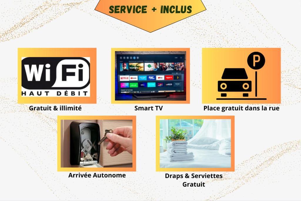 Ideal Pro & Couple - 2 Logements Theme Boho Chic Rdc & Dandy 1Er Etage - Quartier Calme - Jardin - Wifi Hd - Smart Tv - Parking Gratuit - Proche Centre & Transports - Ask Home Valenciennes Kültér fotó